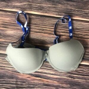 NUYU University Of Kentucky Wildcats UK Bra March Madness Gray NEW Womens 34C